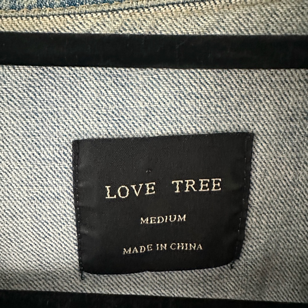 Love Tree Denim Jacket. Size: M. - Picture 5 of 5